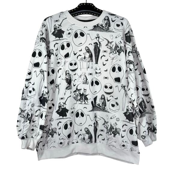 Disney Nightmare Before Christmas Graphic Pullover Sweatshirt XL NWOT - Picture 2 of 12